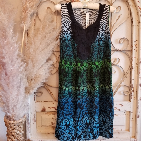 Corey P Dress teals and green ❤❤❤ - Picture 2 of 14